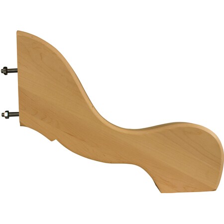 Osborne Wood Products 11 x 13 1/2 x 2 1/8 Traditional Pedestal Foot in Cherry 1177C